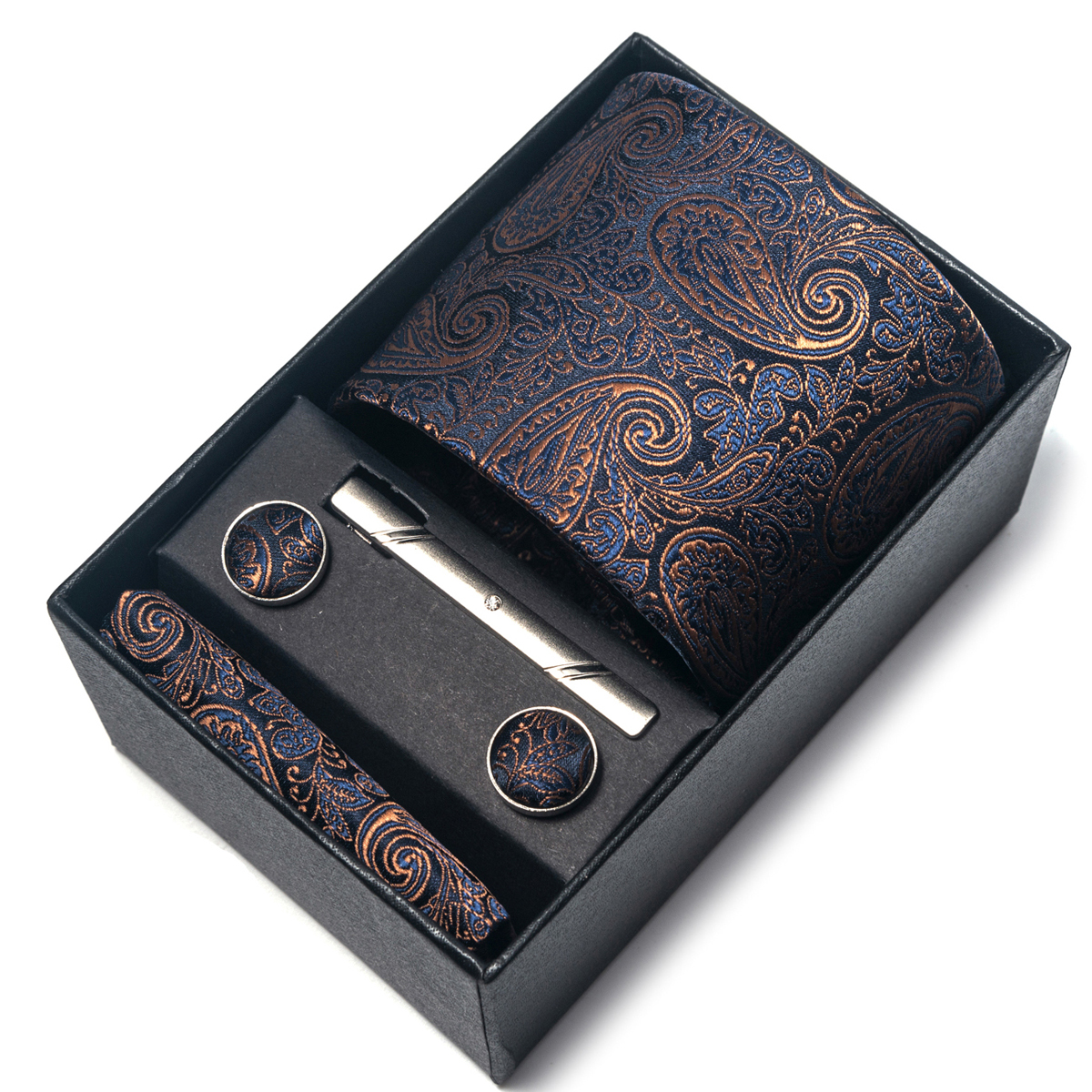 Men'S Accessories Gift Set Branded - Brand Silk Tie Men Wedding Gift