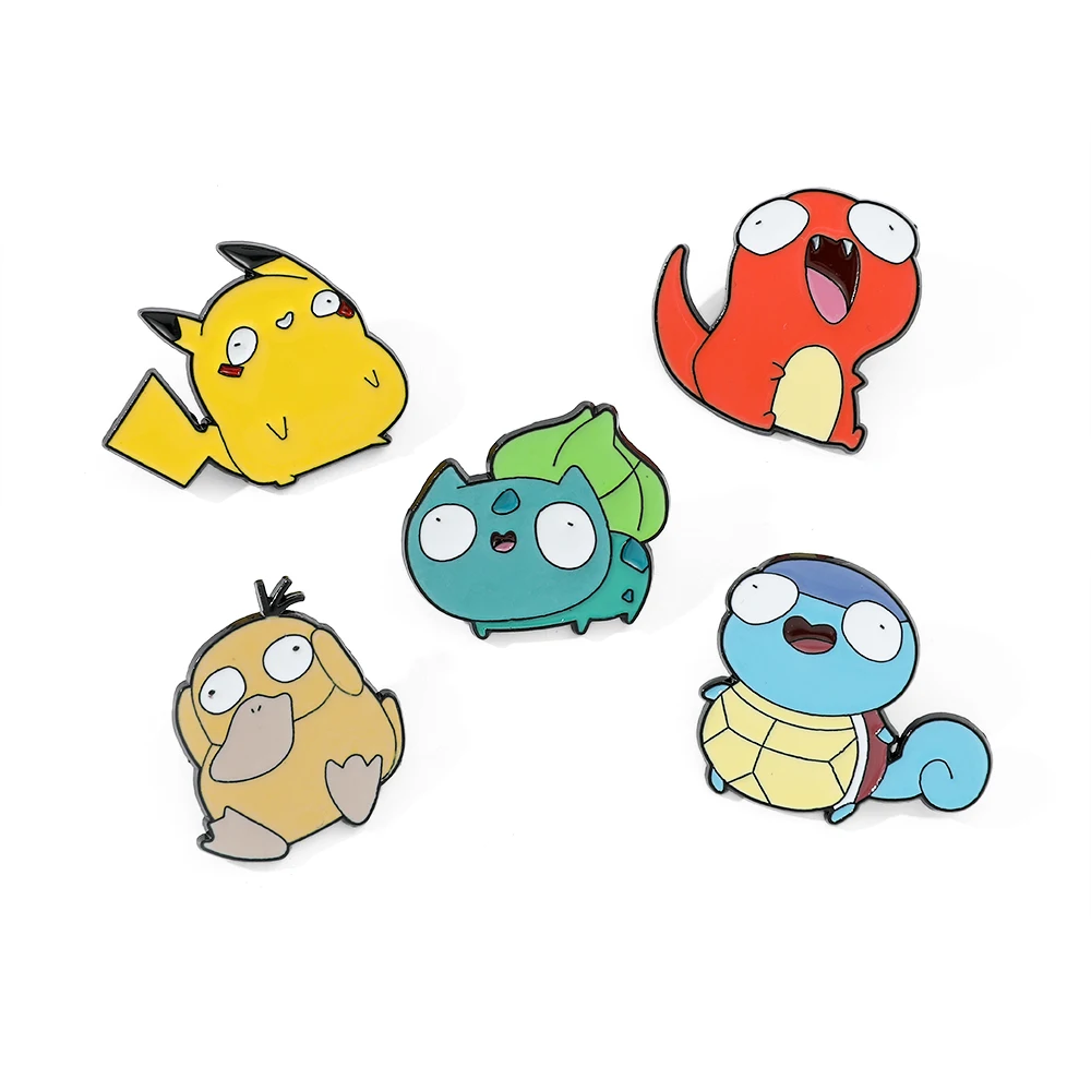 Lapel Pin Enamel - 5 Pcs Cartoon Elf Brooch Personalized
