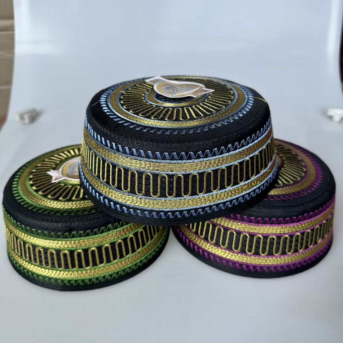 Men Accessories In Dubai - Muslim Caps Red Black for Men