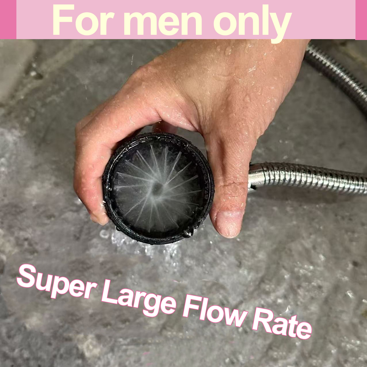 Men Accessories Hand - High Pressure Handheld Shower Head ,Flushing