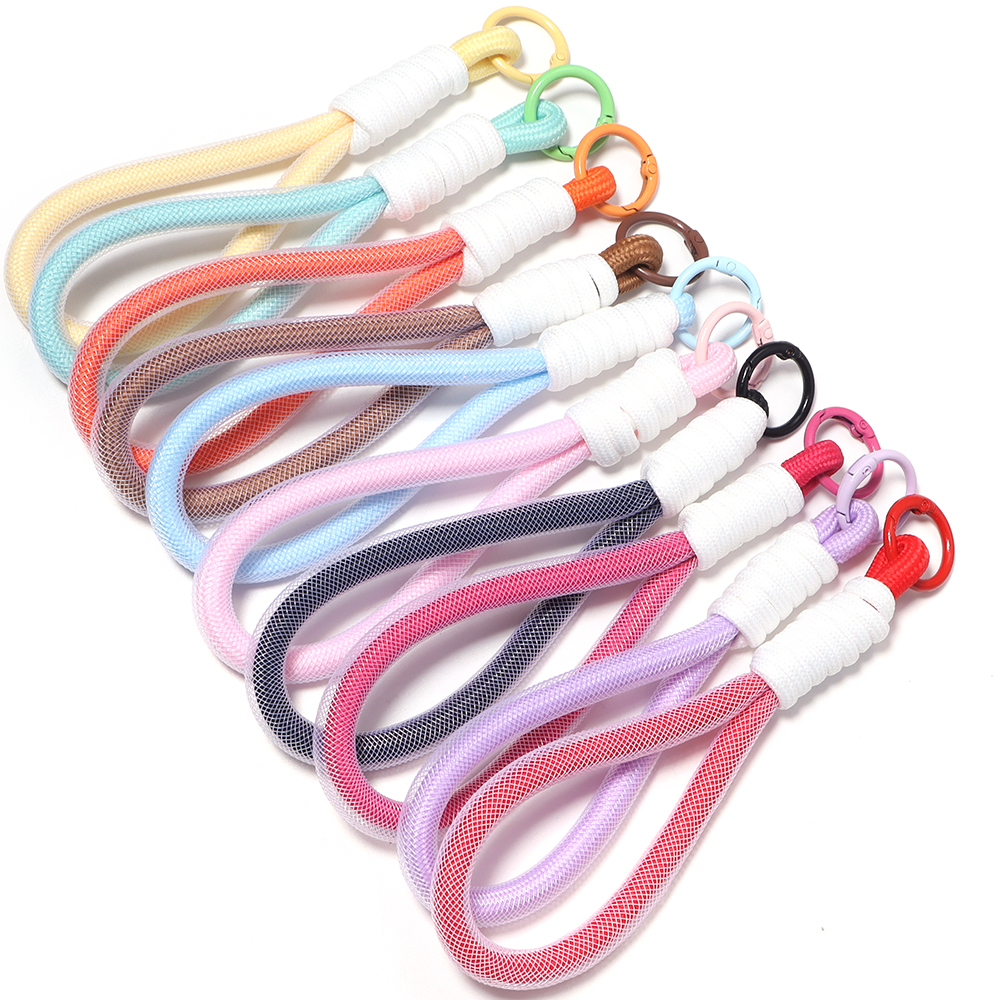 Men Accessories Hand - 2pcs Hand Woven Keychain For Mobile