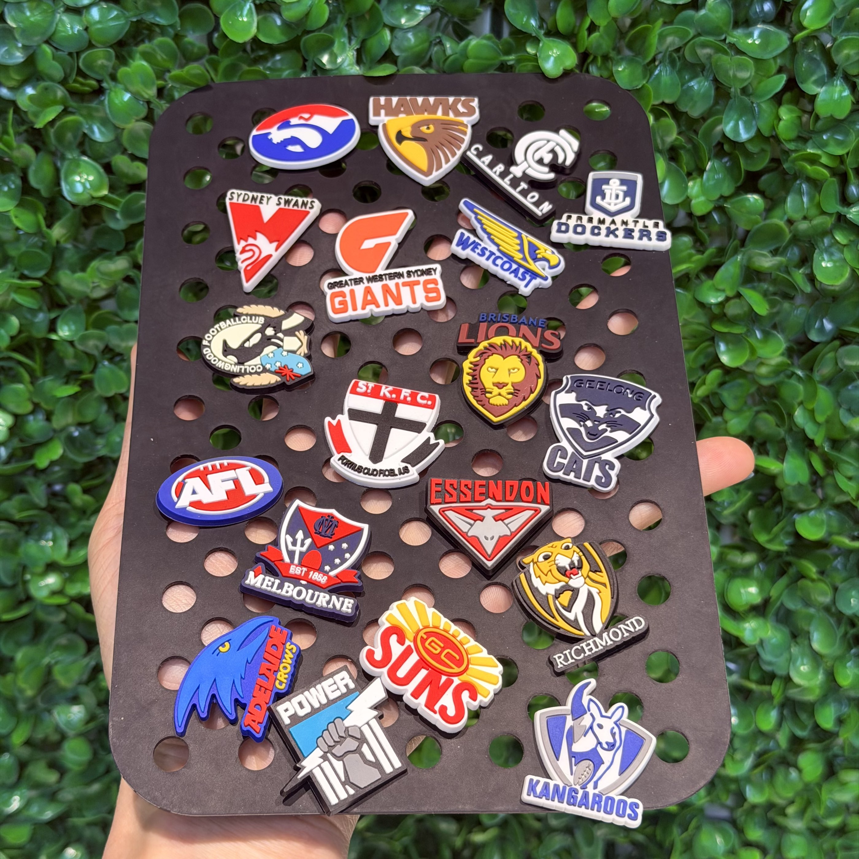 Men'S Accessories Australia - 19-100pcs AFL Teams Australia Shoe Buckle
