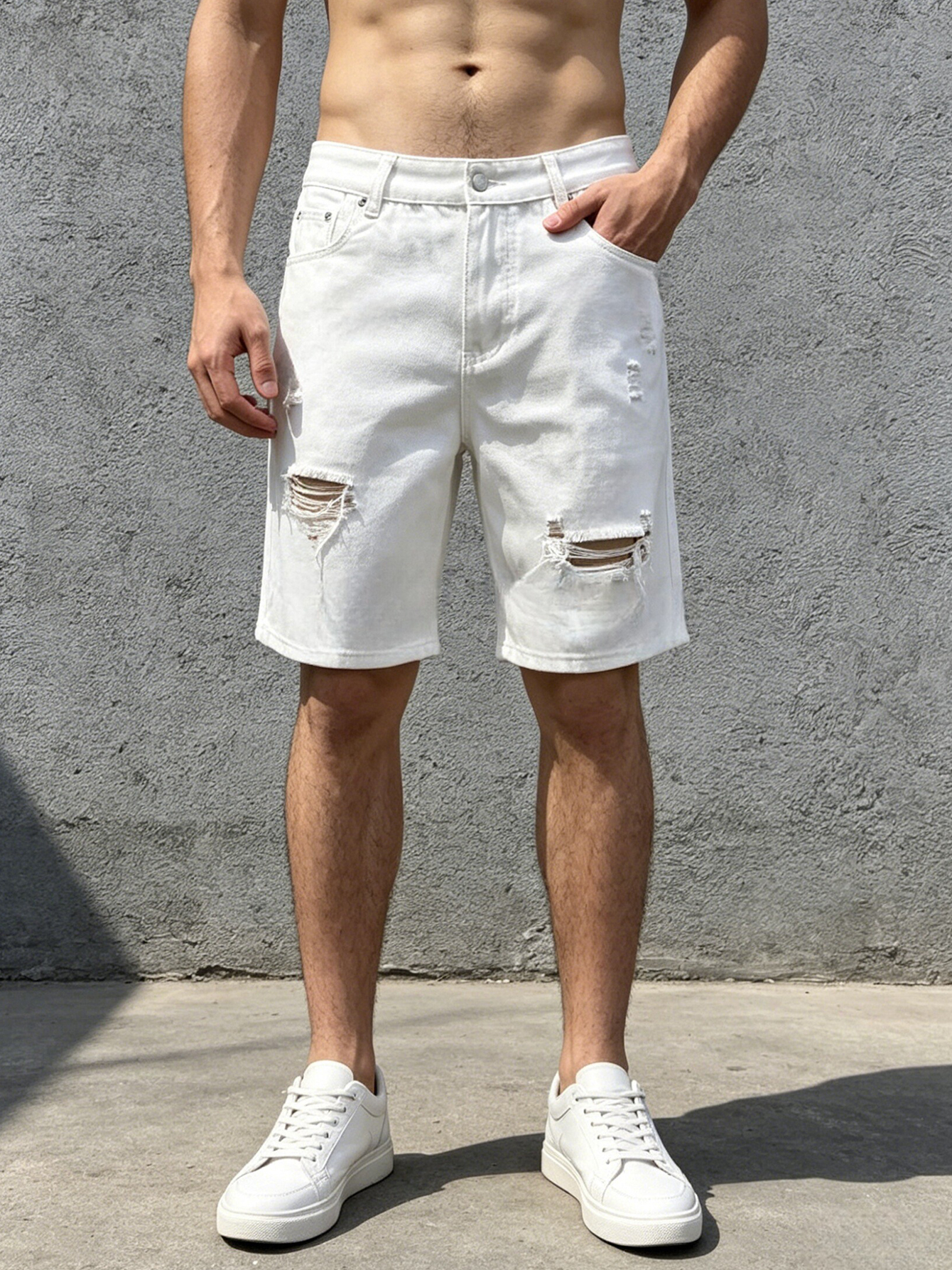 Men'S Accessories For Jeans - Men Jeans Denim Pants Clothing Trousers