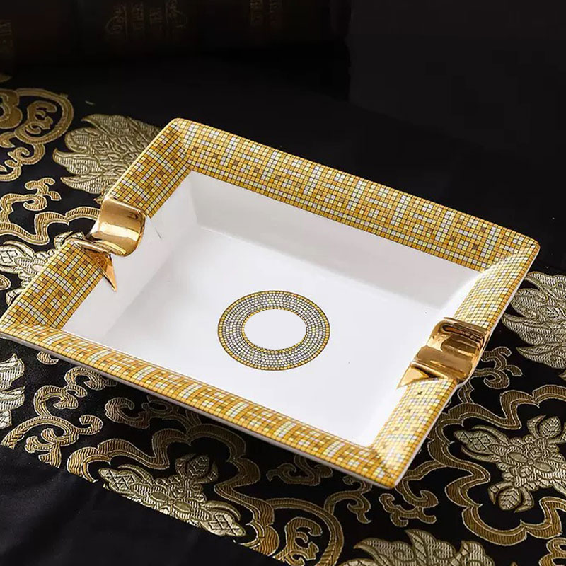 Cigar Ashtray Ceramic Portable - Men'S Accessories Tray ulasan dan harga