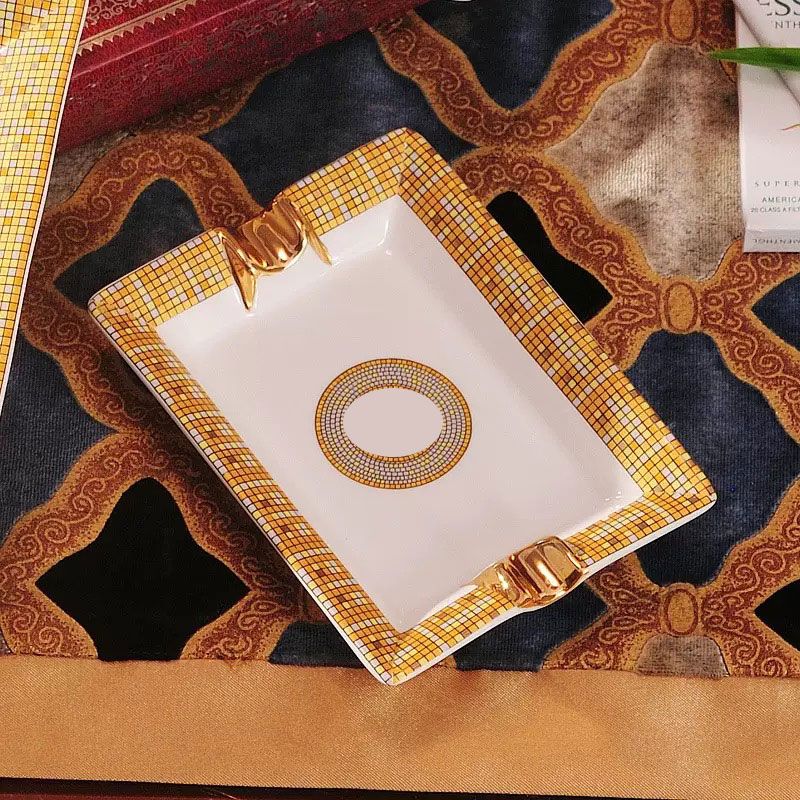 Cigar Ashtray Ceramic Portable - Men'S Accessories Tray ulasan dan harga