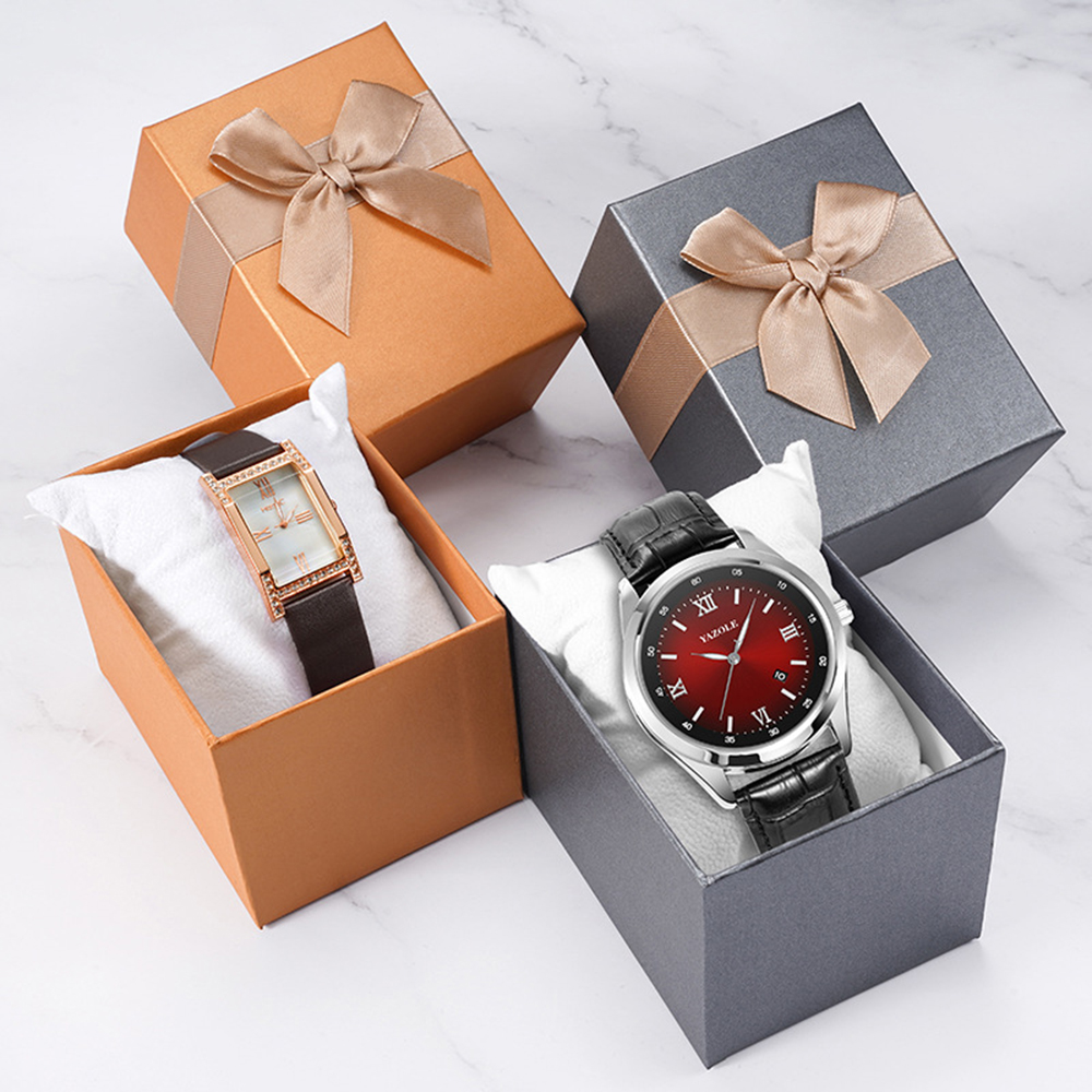 New Bowknot Watch Box with Pil - Men Accessories Organiser ulasan dan harga