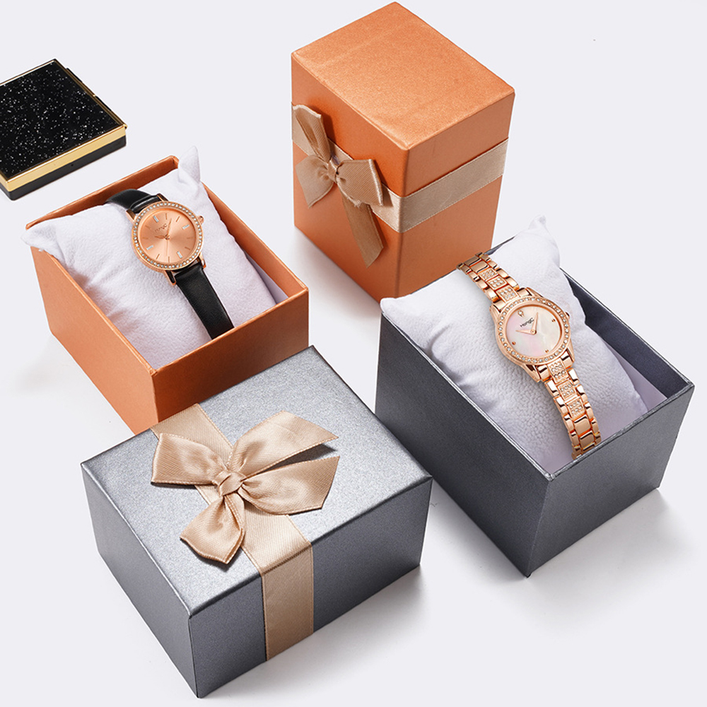 New Bowknot Watch Box with Pil - Men Accessories Organiser ulasan dan harga