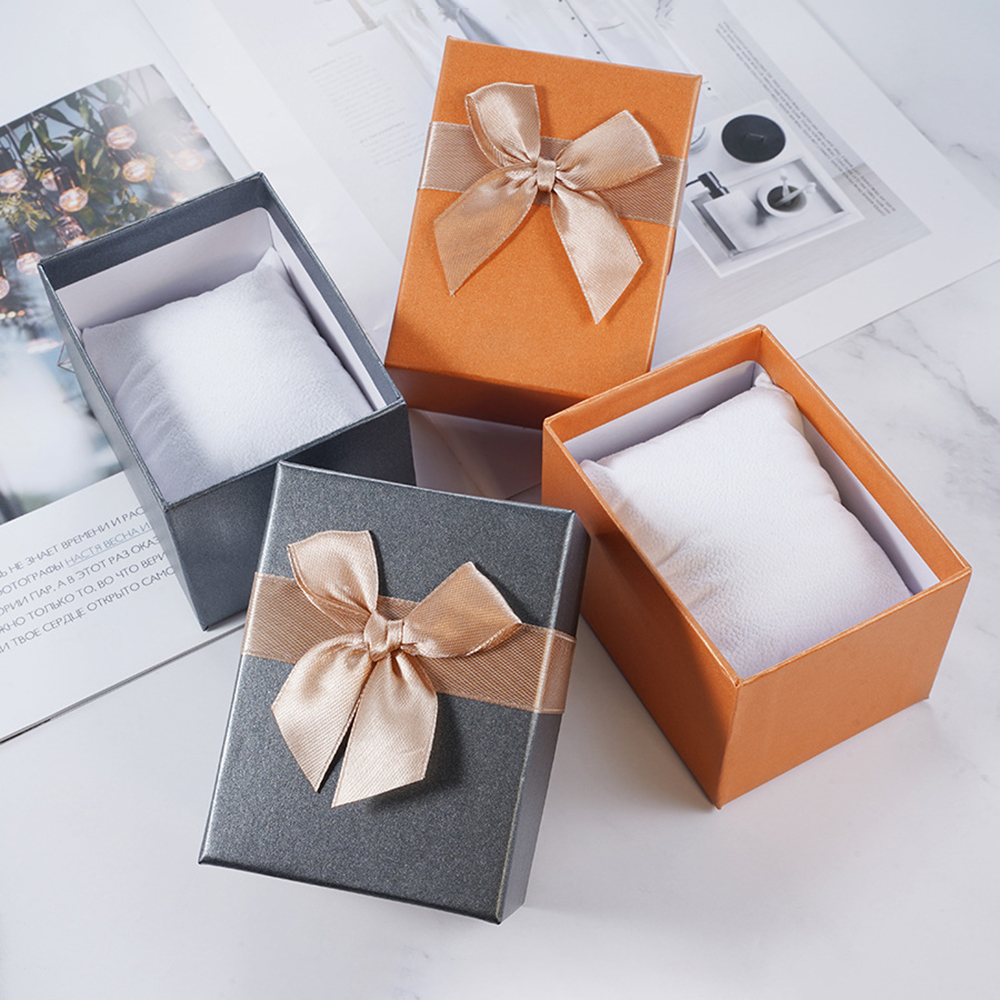 New Bowknot Watch Box with Pil - Men Accessories Organiser ulasan dan harga