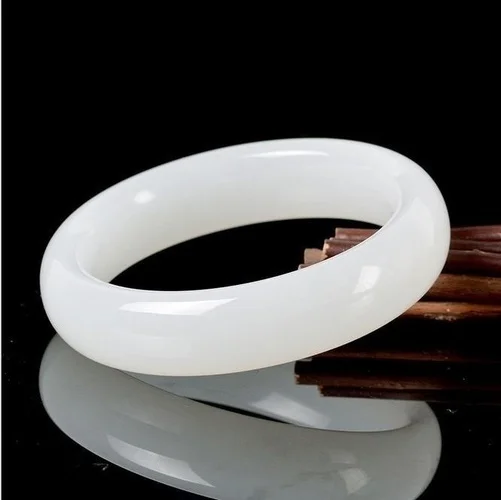 Genuine Natural White Jade Ban - Men Accessories Hand ulasan dan harga