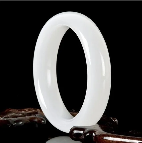 Genuine Natural White Jade Ban - Men Accessories Hand ulasan dan harga