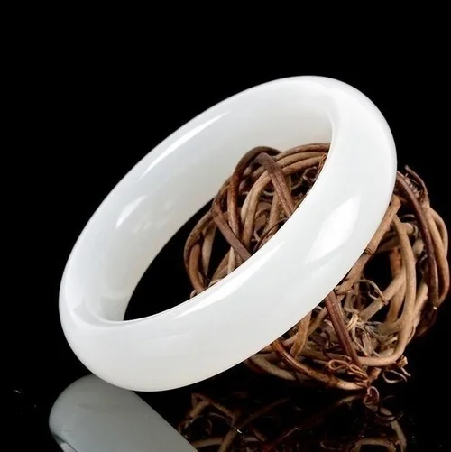 Genuine Natural White Jade Ban - Men Accessories Hand ulasan dan harga