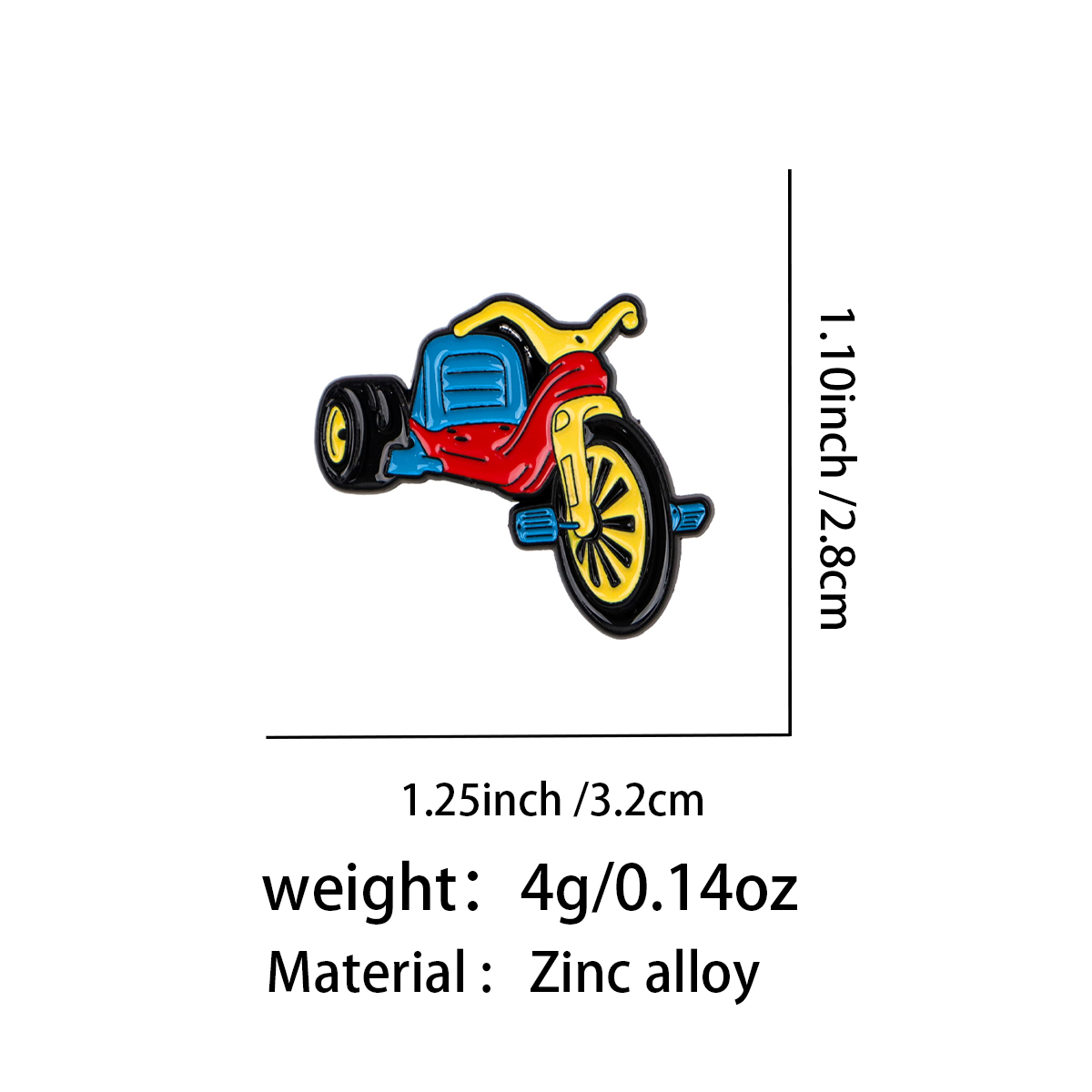 Retro Bicycle Enamel Pin Vinta - Lapel Pin Enamel ulasan dan harga