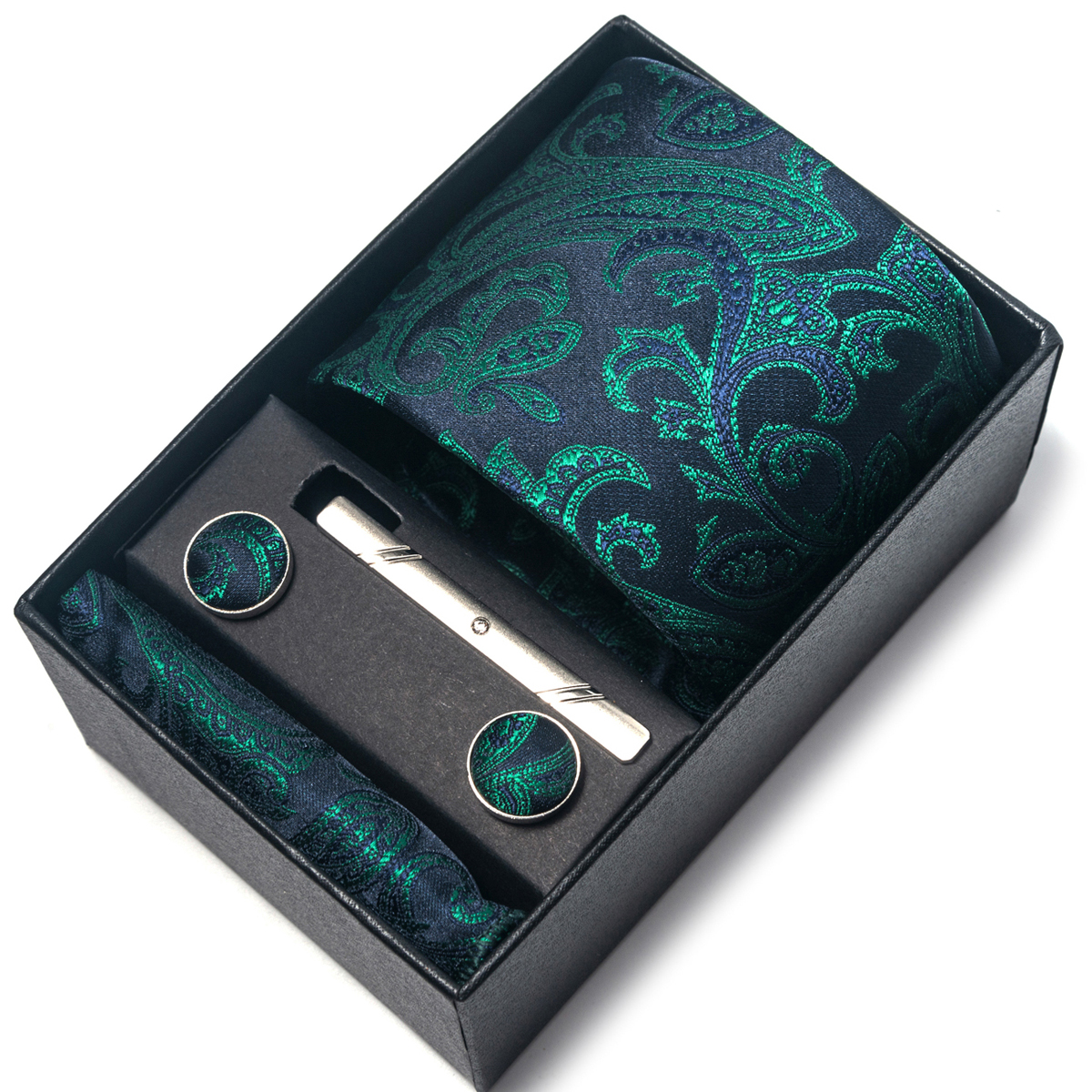 Brand Silk Tie Men Wedding Gif - Men'S Accessories Gift Set Branded ulasan dan harga