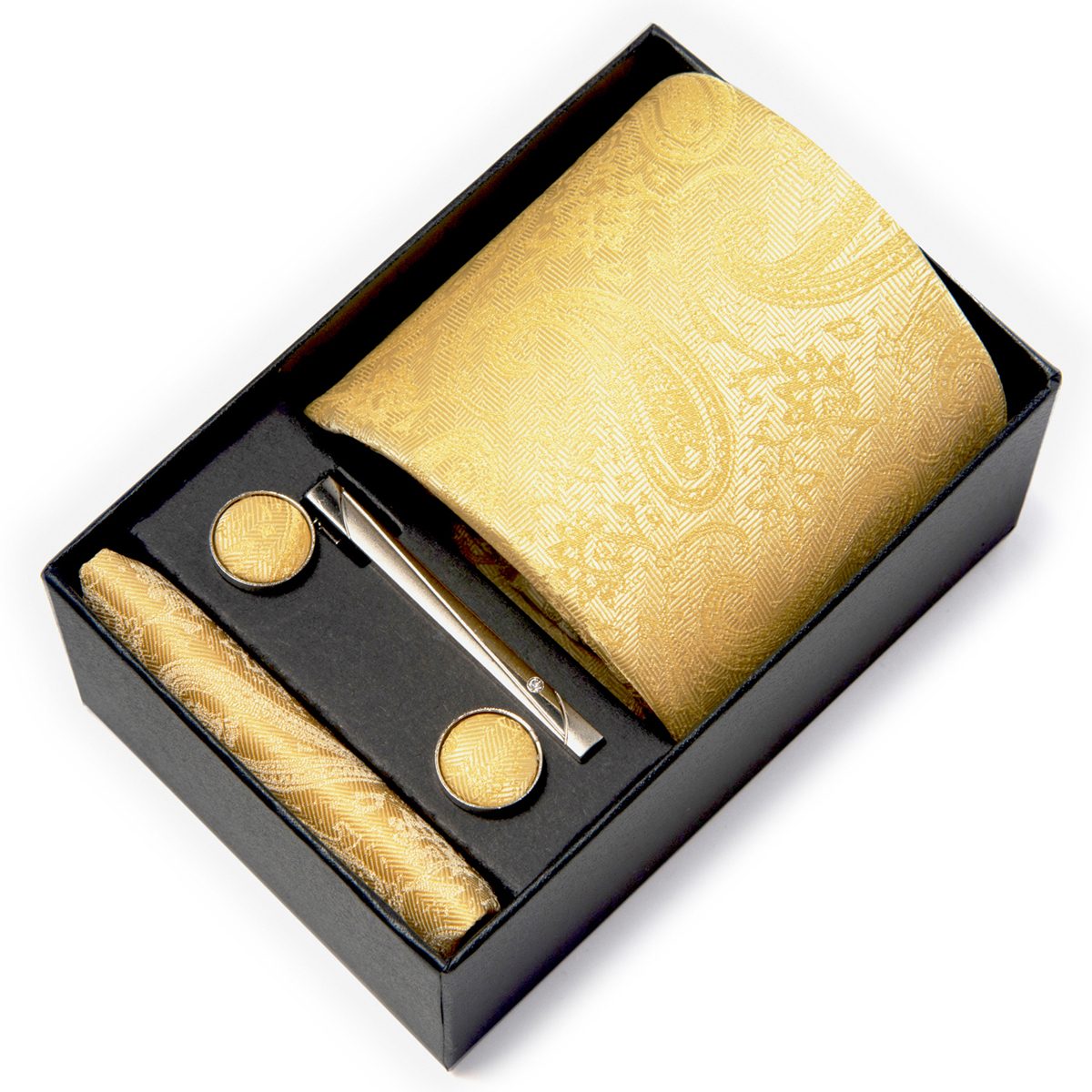 Brand Silk Tie Men Wedding Gif - Men'S Accessories Gift Set Branded ulasan dan harga