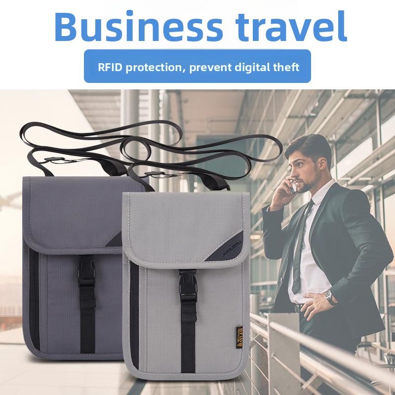 Neck Strap RFID Passport Walle - Passport Wallet Rfid ulasan dan harga