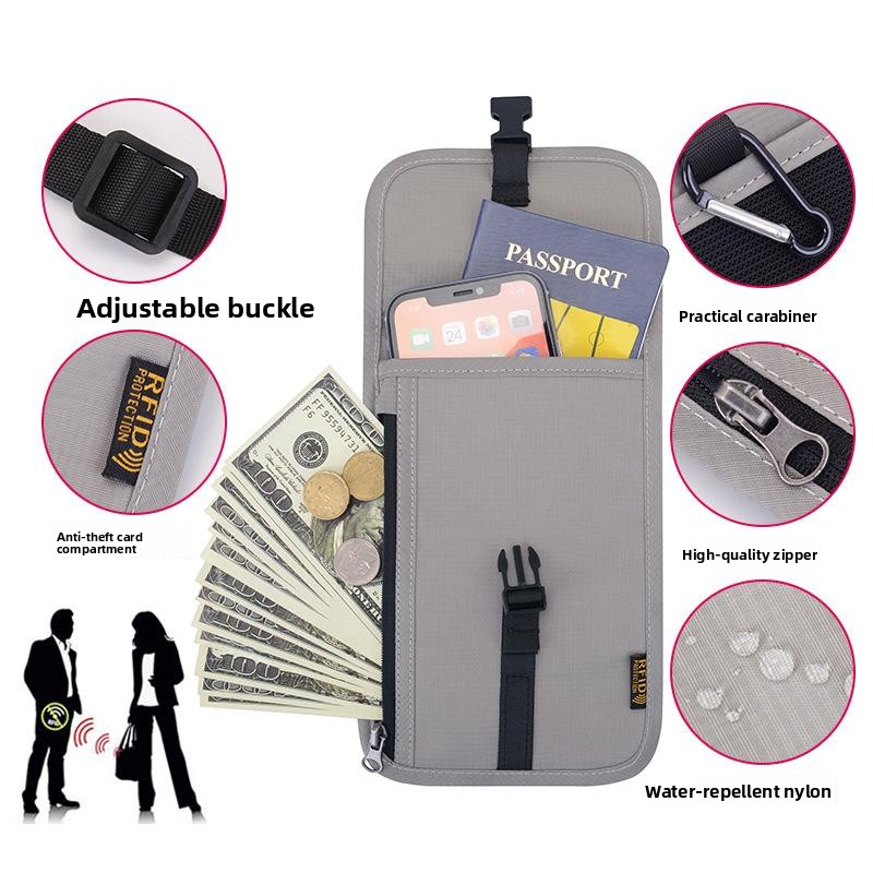 Neck Strap RFID Passport Walle - Passport Wallet Rfid ulasan dan harga