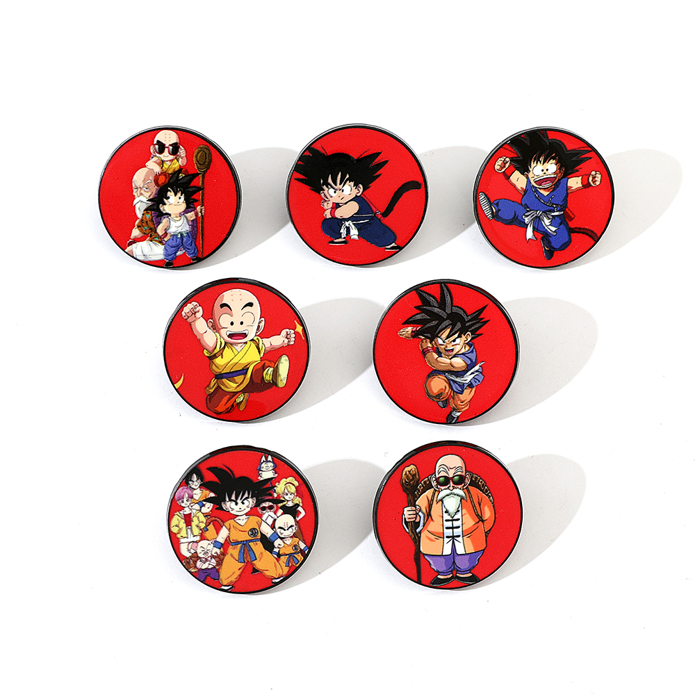 7 Pcs Funny Anime Brooch Fashi - Lapel Pin Enamel ulasan dan harga