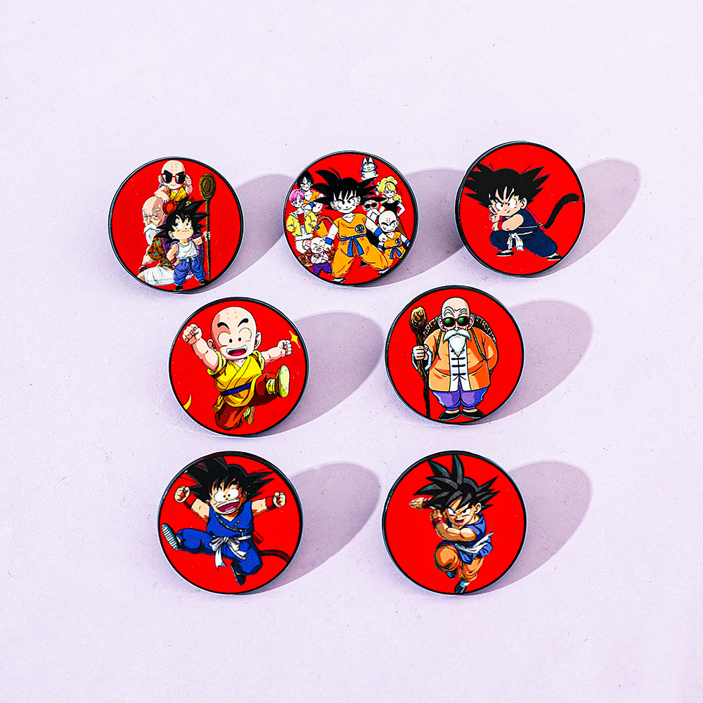 7 Pcs Funny Anime Brooch Fashi - Lapel Pin Enamel ulasan dan harga