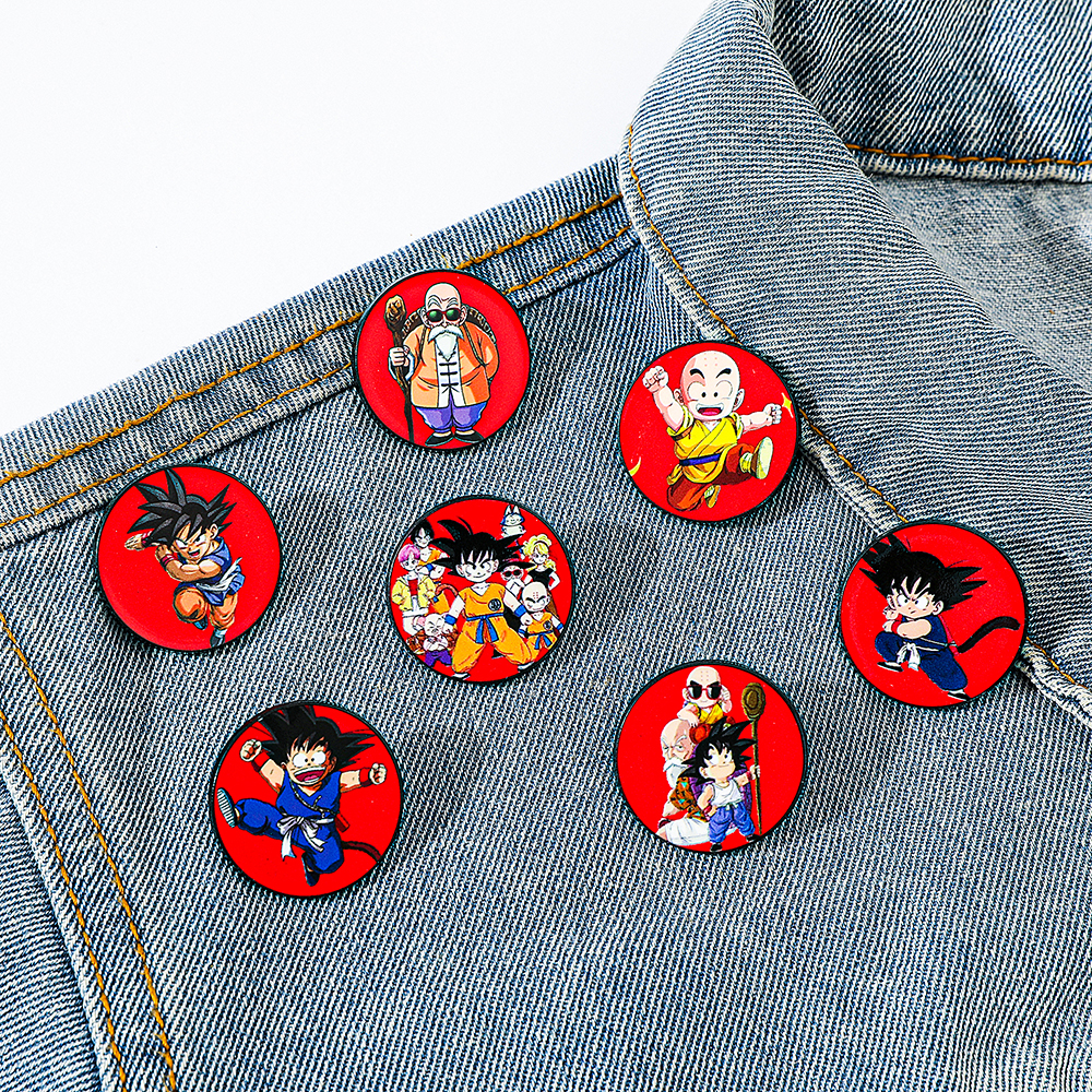 7 Pcs Funny Anime Brooch Fashi - Lapel Pin Enamel ulasan dan harga