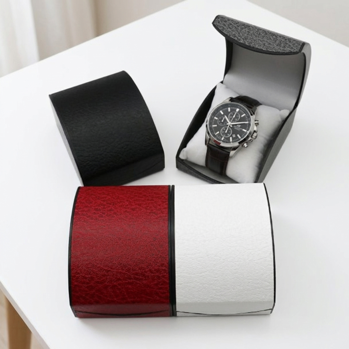 Watch Display Box Jewelry Stor - Men Accessories Organiser ulasan dan harga