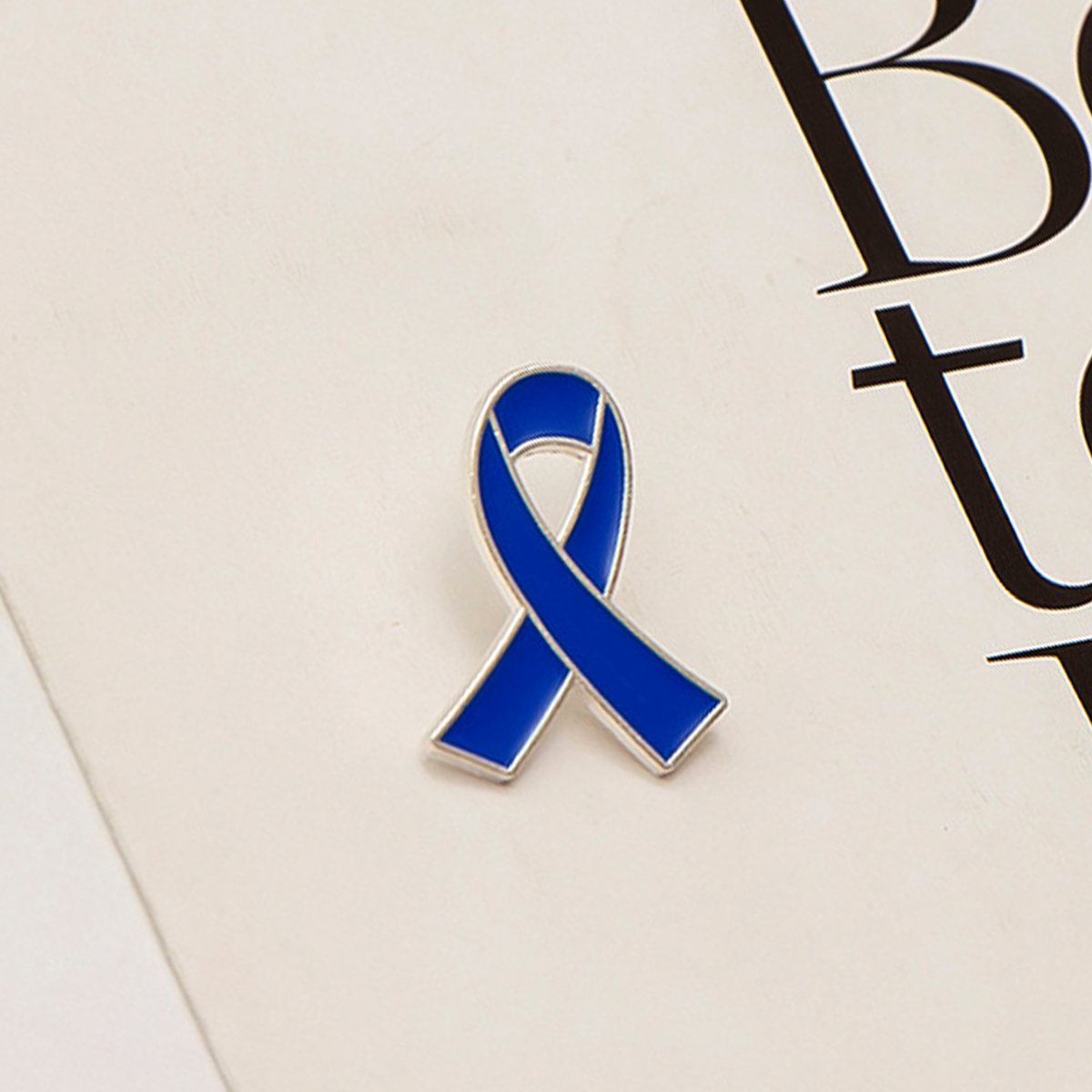 Harong Blue Ribbon Enamel Pins - Men Accessories Online ulasan dan harga