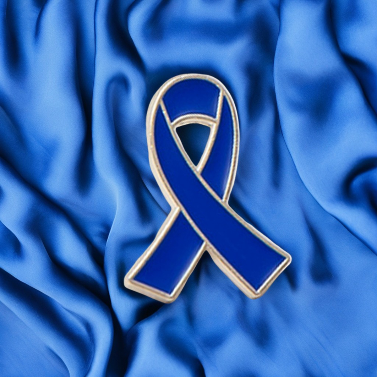 Harong Blue Ribbon Enamel Pins - Men Accessories Online ulasan dan harga