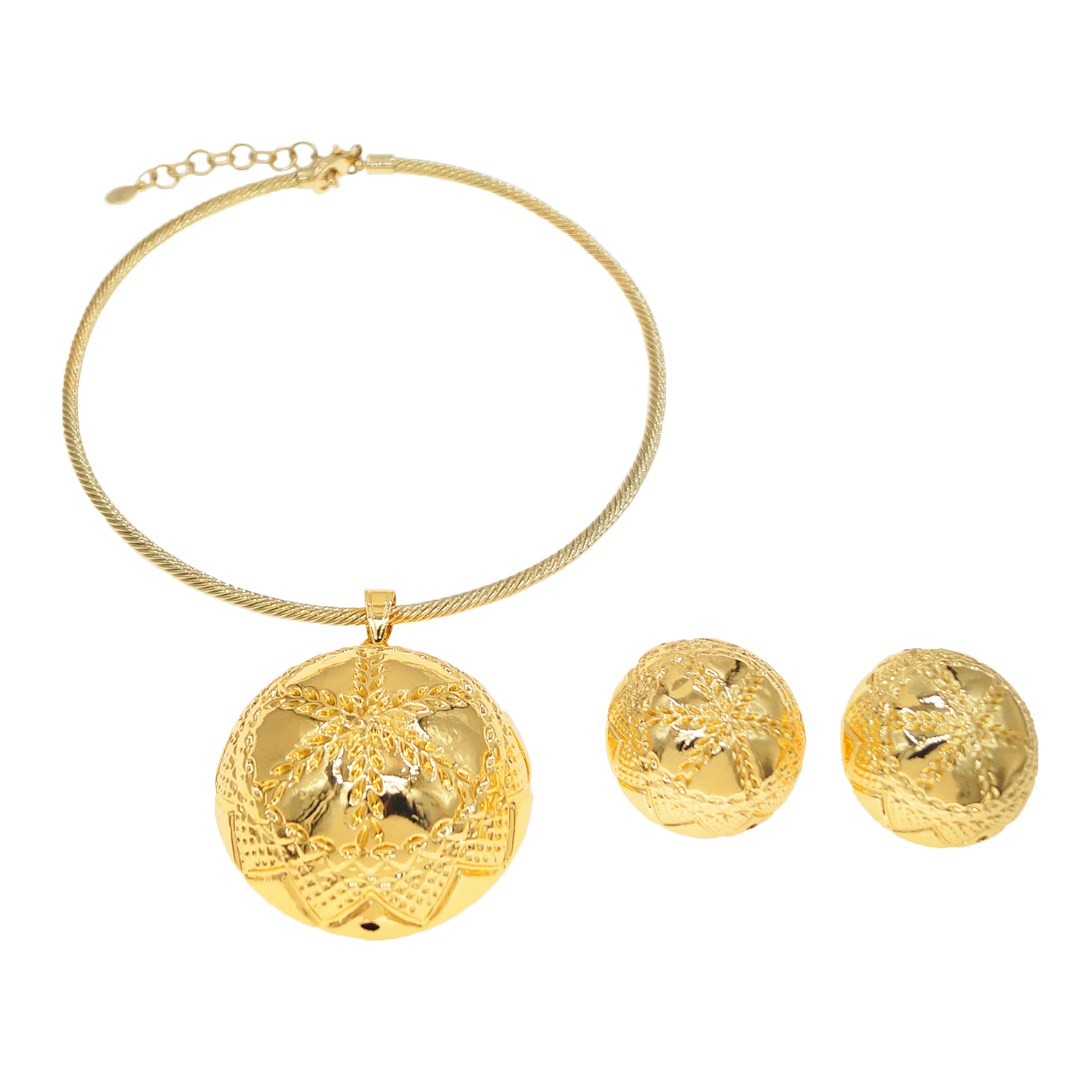 A two-piece set of hollow copp - Men Accessories In Dubai ulasan dan harga