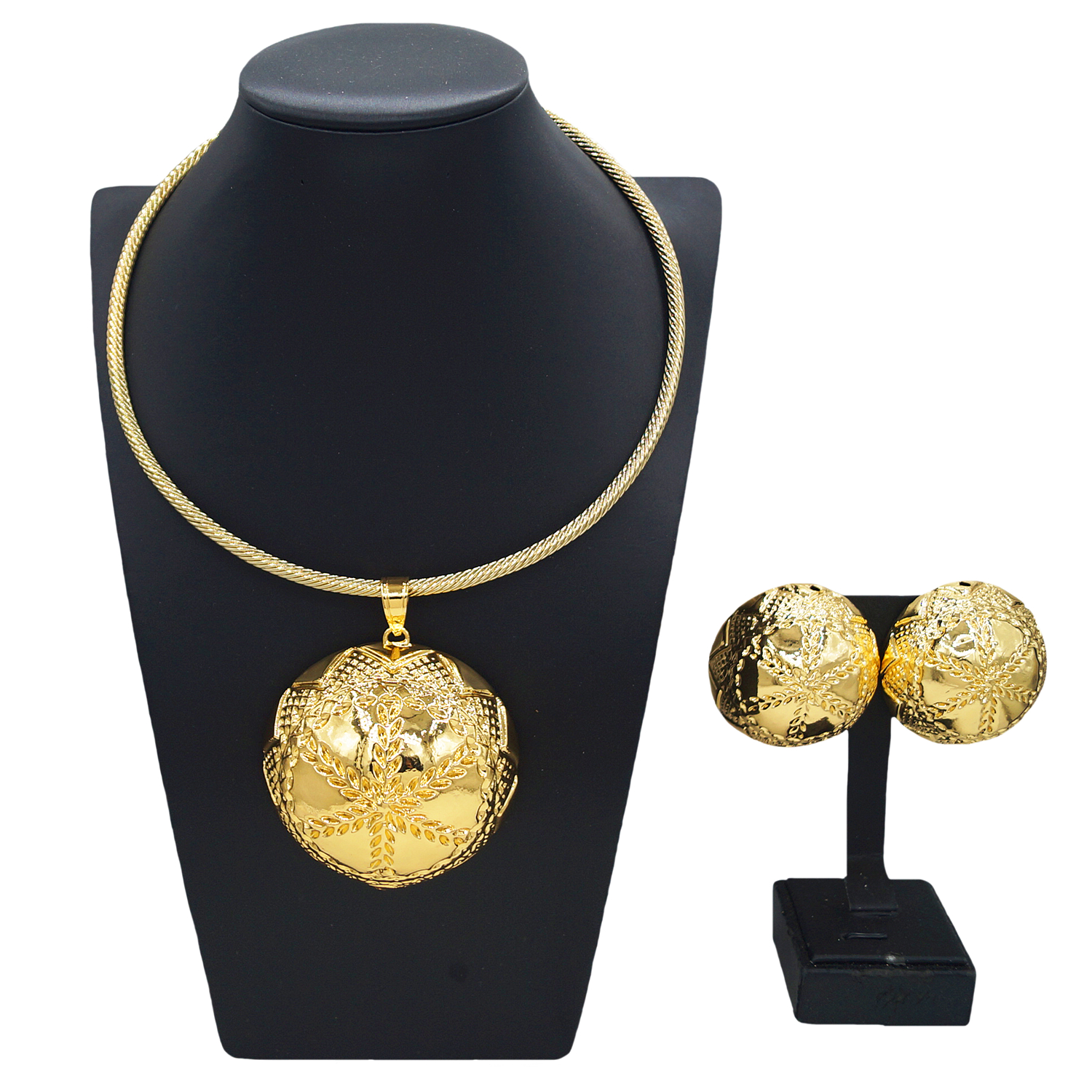 A two-piece set of hollow copp - Men Accessories In Dubai ulasan dan harga