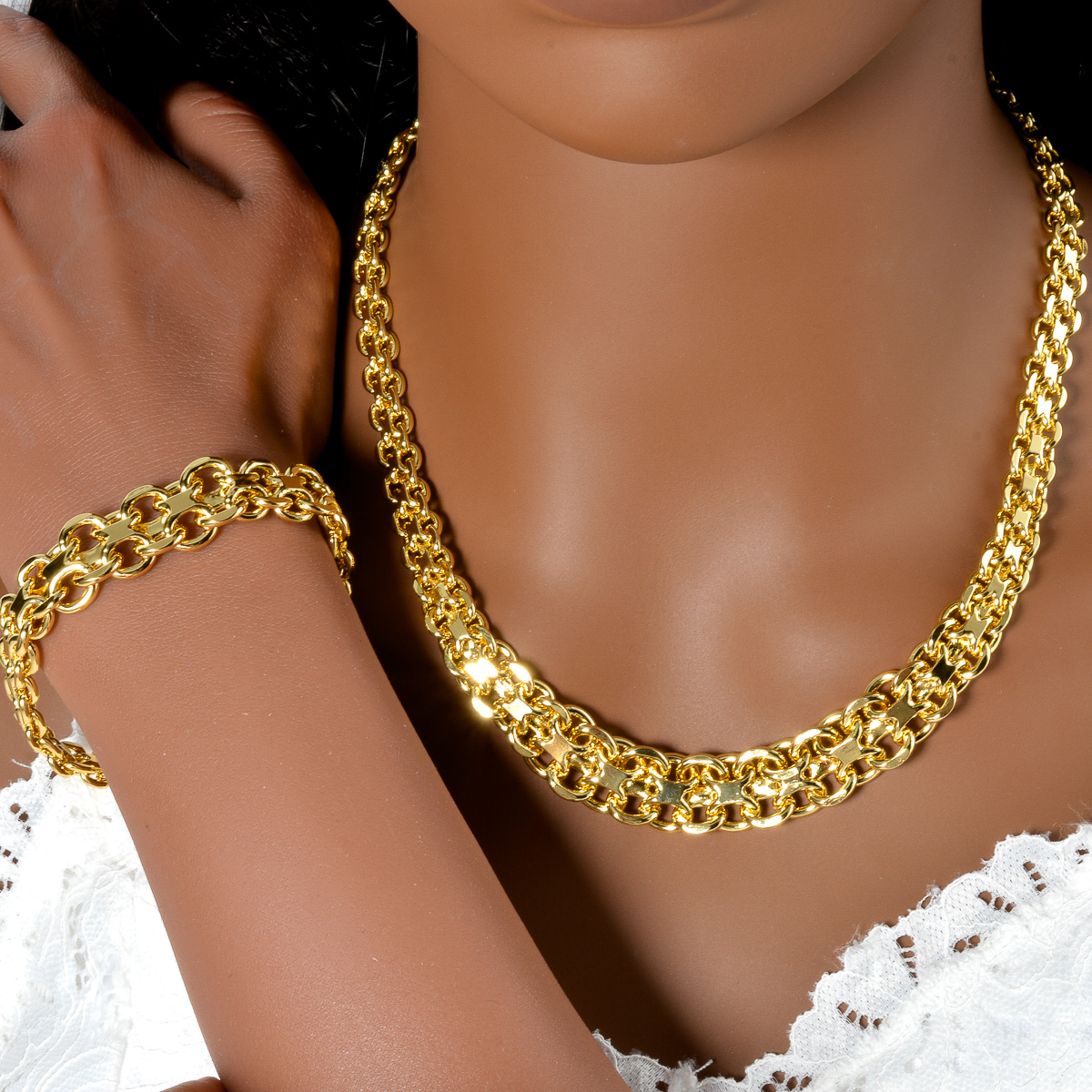 Sunny Luxury 18k Gold Plated G - Men Accessories In Dubai ulasan dan harga