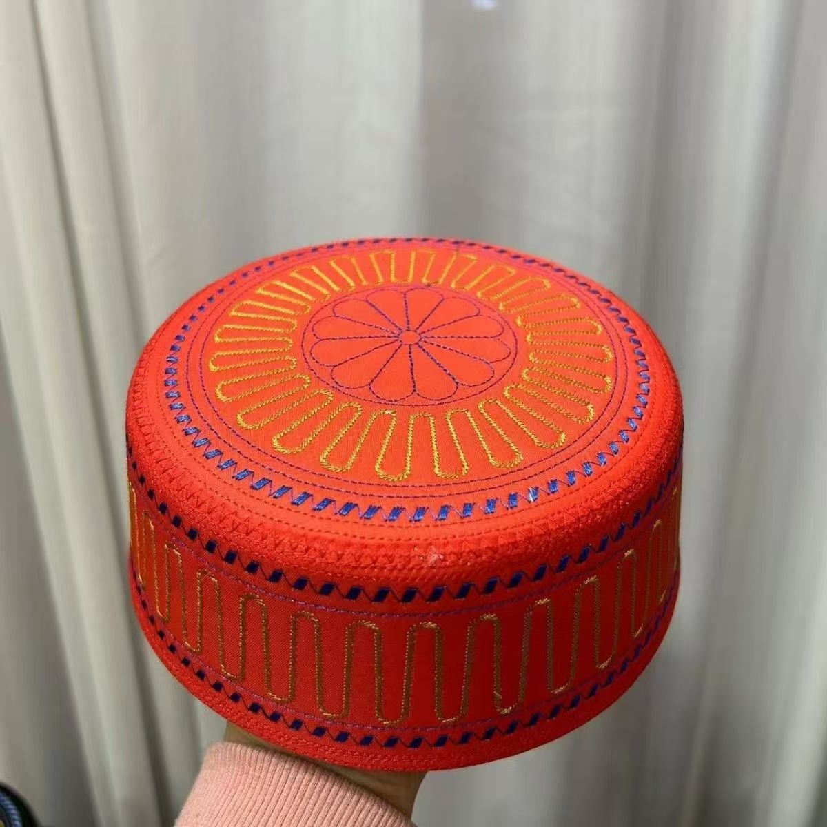 Muslim Caps Red Black for Men  - Men Accessories In Dubai ulasan dan harga