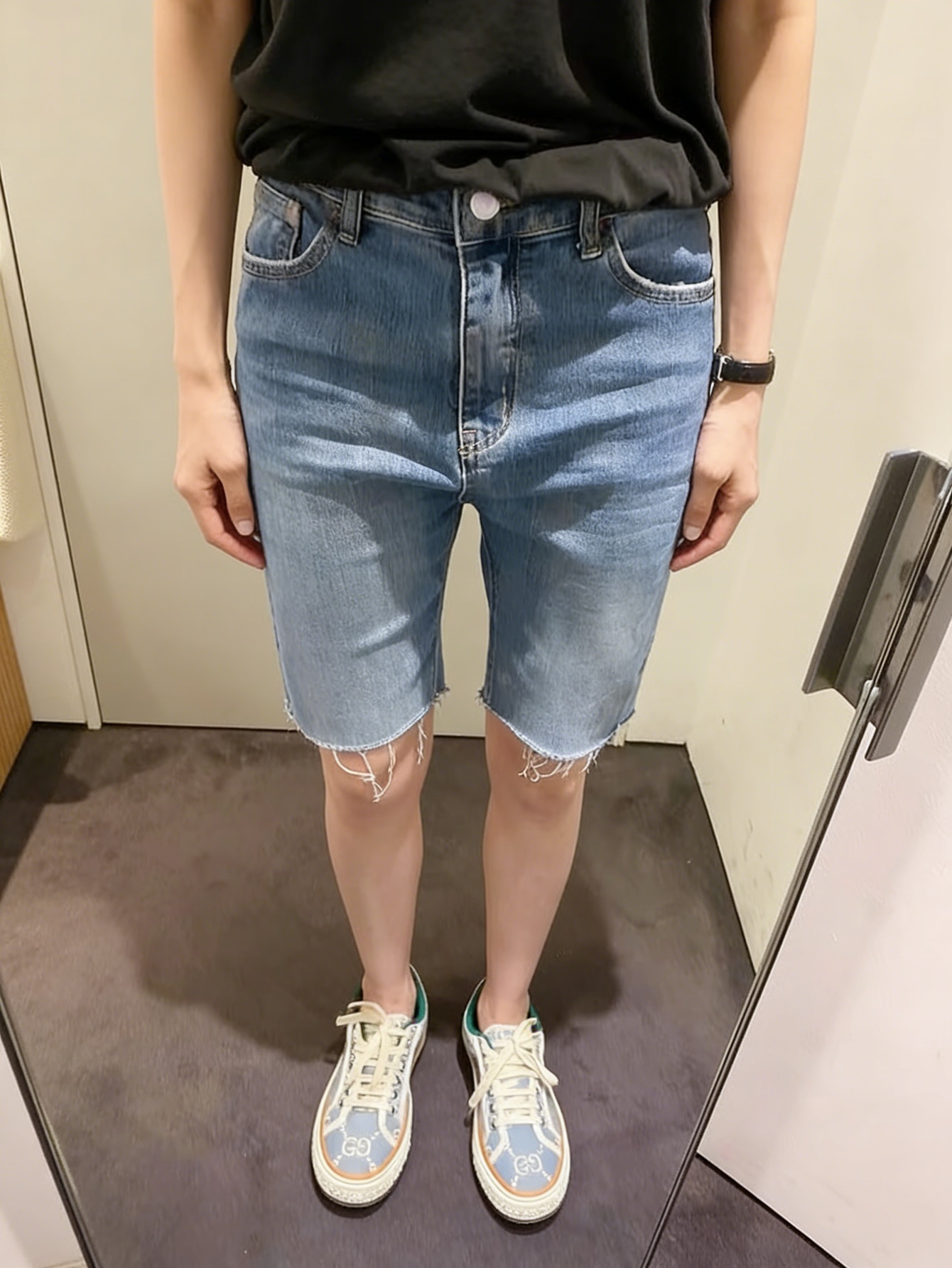 Harajuku Jeans Men's Blue Slim - Men'S Accessories For Jeans ulasan dan harga