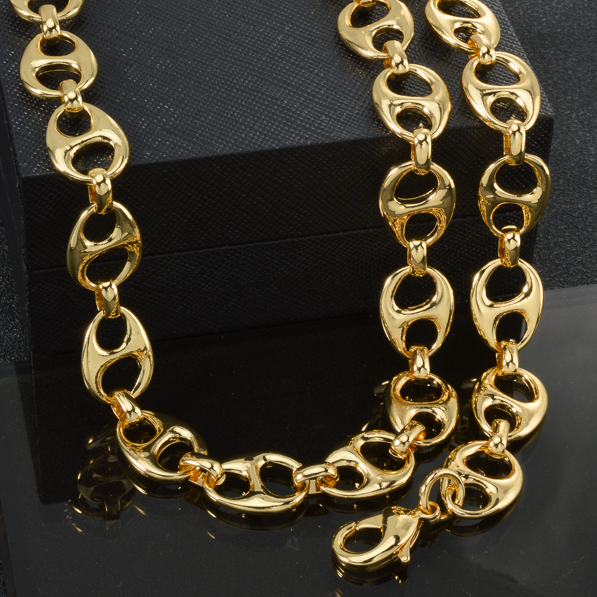 Pig Nose 18k Gold Plated Neckl - Men Accessories In Dubai ulasan dan harga