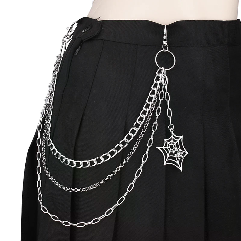 Fashion Punk Metal Pants Chain - Men'S Accessories For Jeans ulasan dan harga