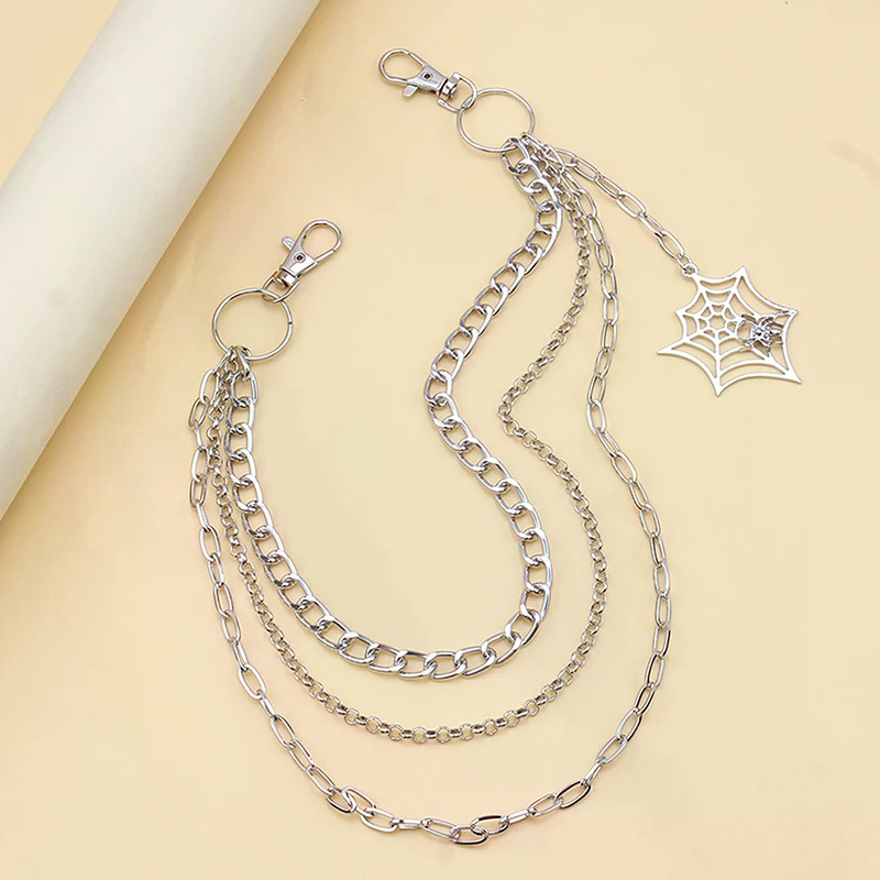 Fashion Punk Metal Pants Chain - Men'S Accessories For Jeans ulasan dan harga
