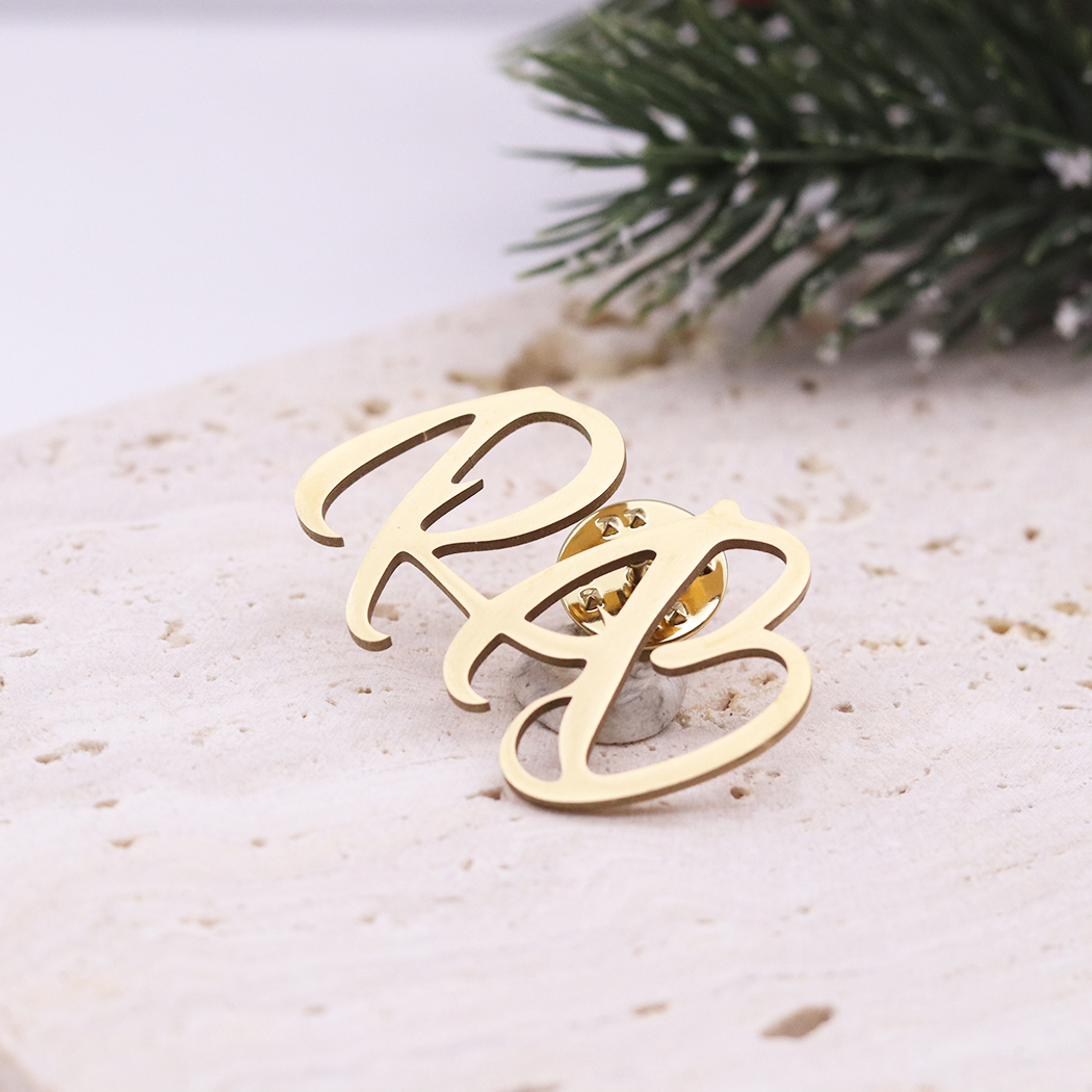 Custom Interlocking Initial Le - Men Accessories Gift Set ulasan dan harga