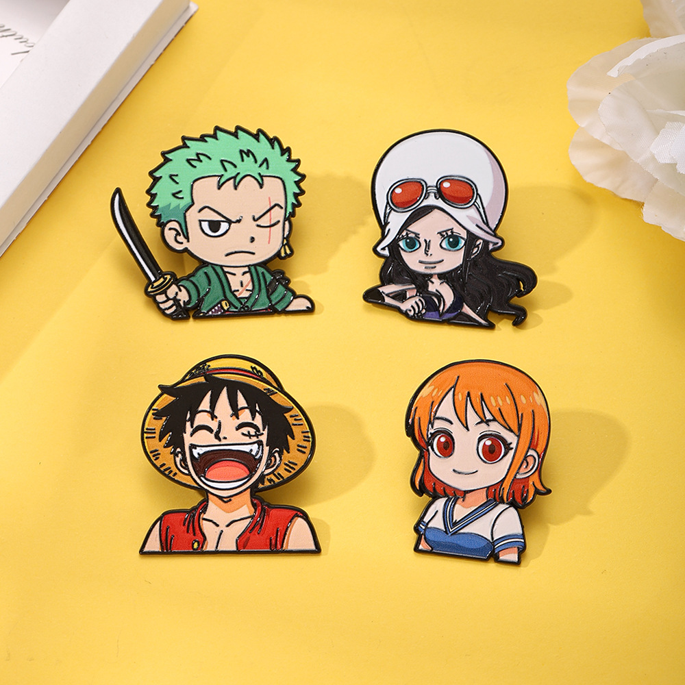 Luffy Solon Robina Nami Anime  - Lapel Pin Enamel ulasan dan harga
