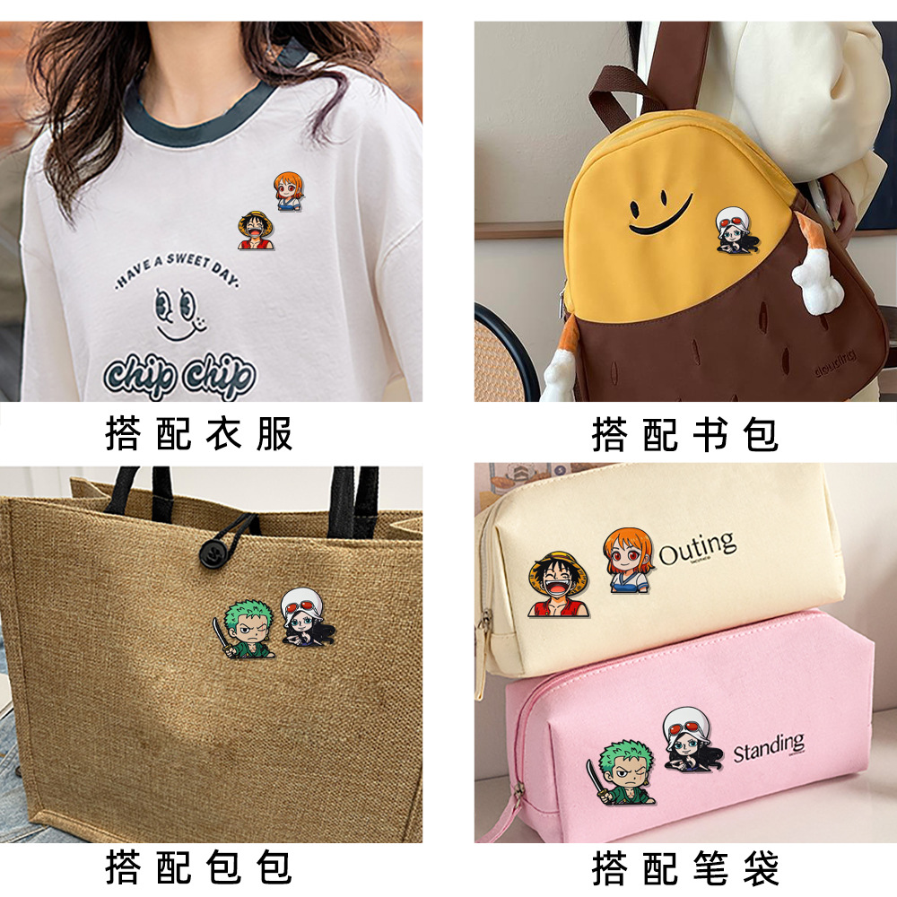 Luffy Solon Robina Nami Anime  - Lapel Pin Enamel ulasan dan harga