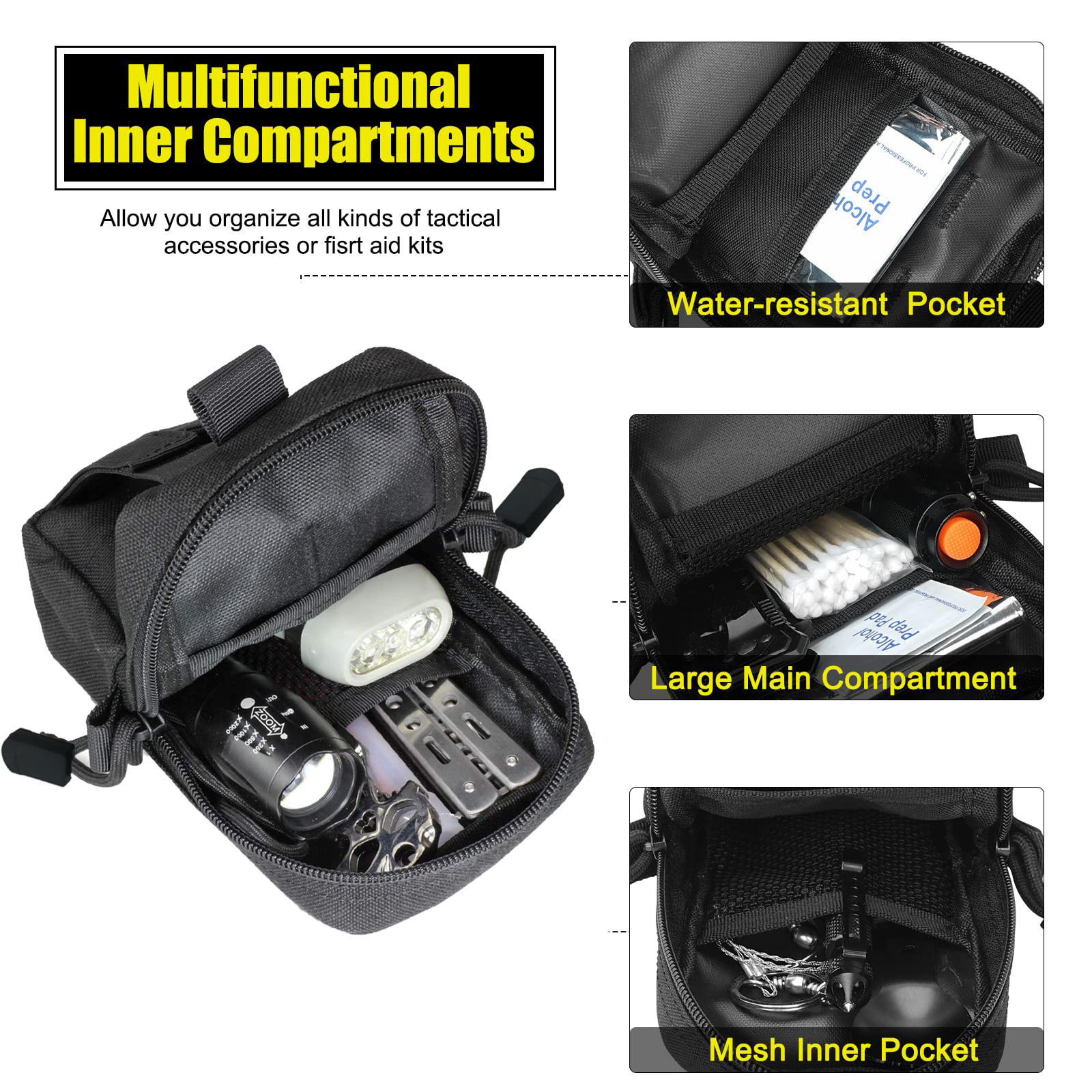 Tactical Molle Pouch Waist Bag - Men Accessories Organiser ulasan dan harga