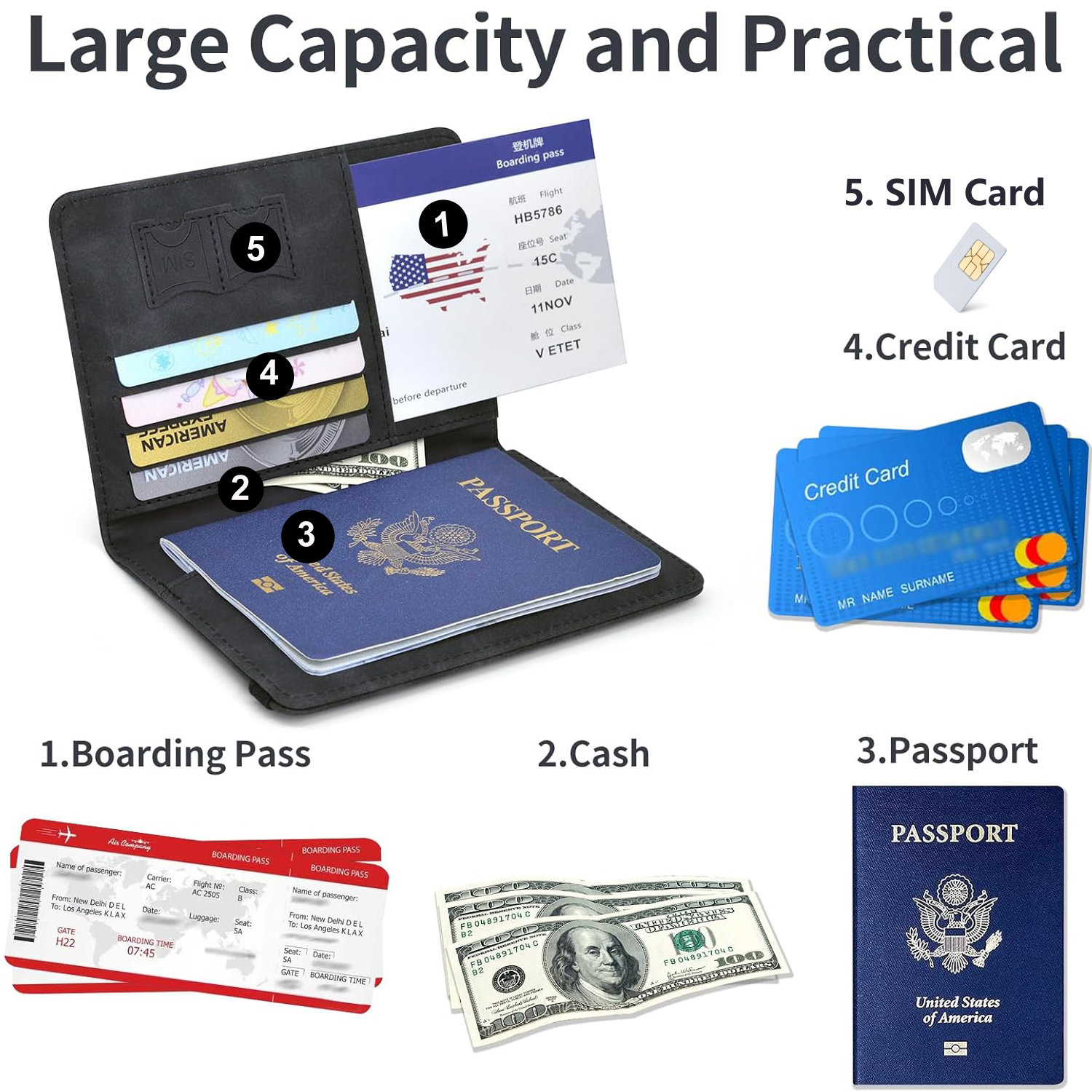 Passport Holder Wallet Cover T - Men'S Accessories Essentials ulasan dan harga