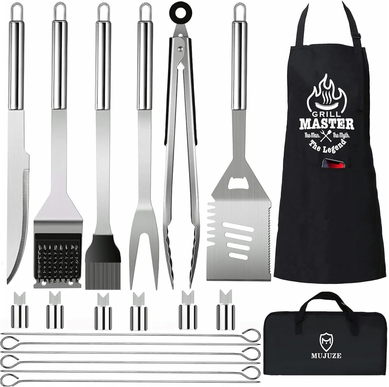 Grill Set with Apron for Men,  - Men Accessories Gift Set ulasan dan harga