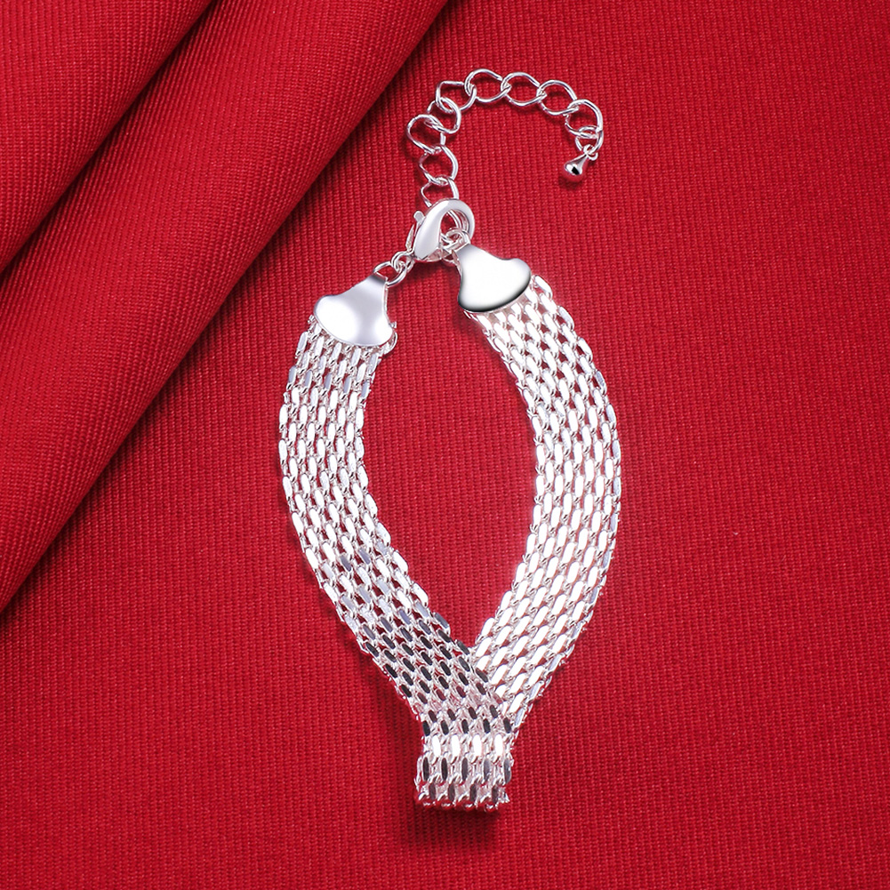 10mm 925 Sterling Silver Mesh  - Men Accessories Chain And Bracelet ulasan dan harga