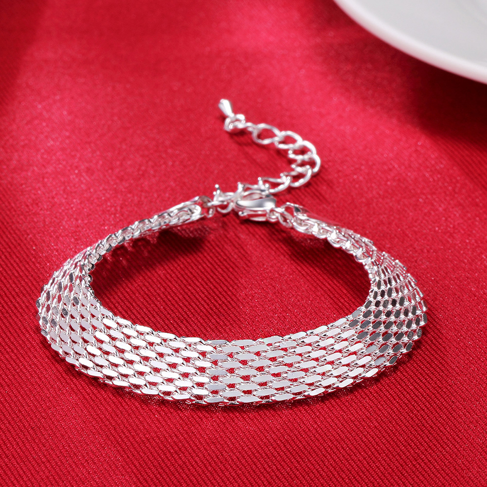 10mm 925 Sterling Silver Mesh  - Men Accessories Chain And Bracelet ulasan dan harga