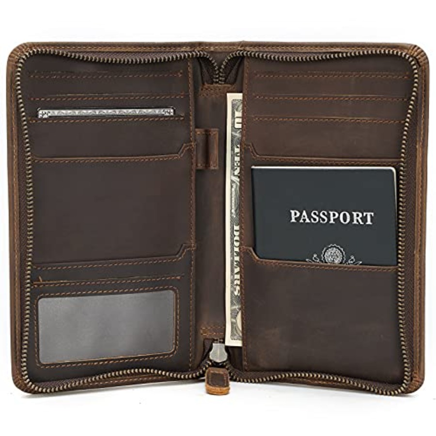Polare Full Grain Leather Pass - Passport Wallet Rfid ulasan dan harga