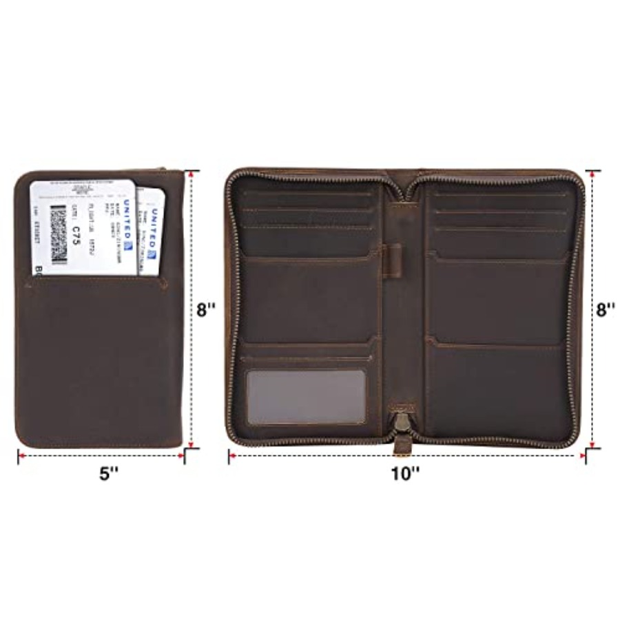 Polare Full Grain Leather Pass - Passport Wallet Rfid ulasan dan harga