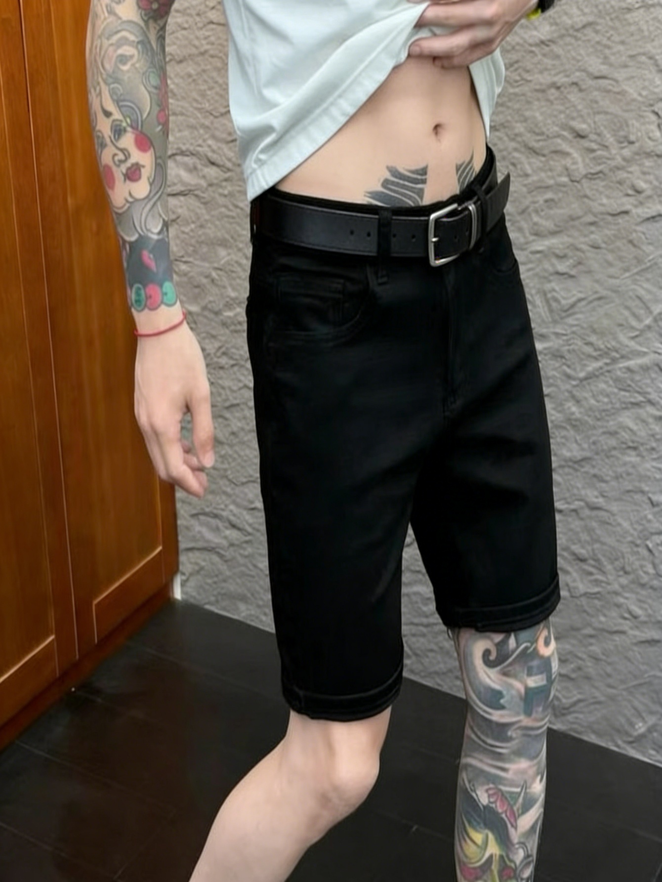 Minimalist Jeans Black Slim De - Men'S Accessories For Jeans ulasan dan harga