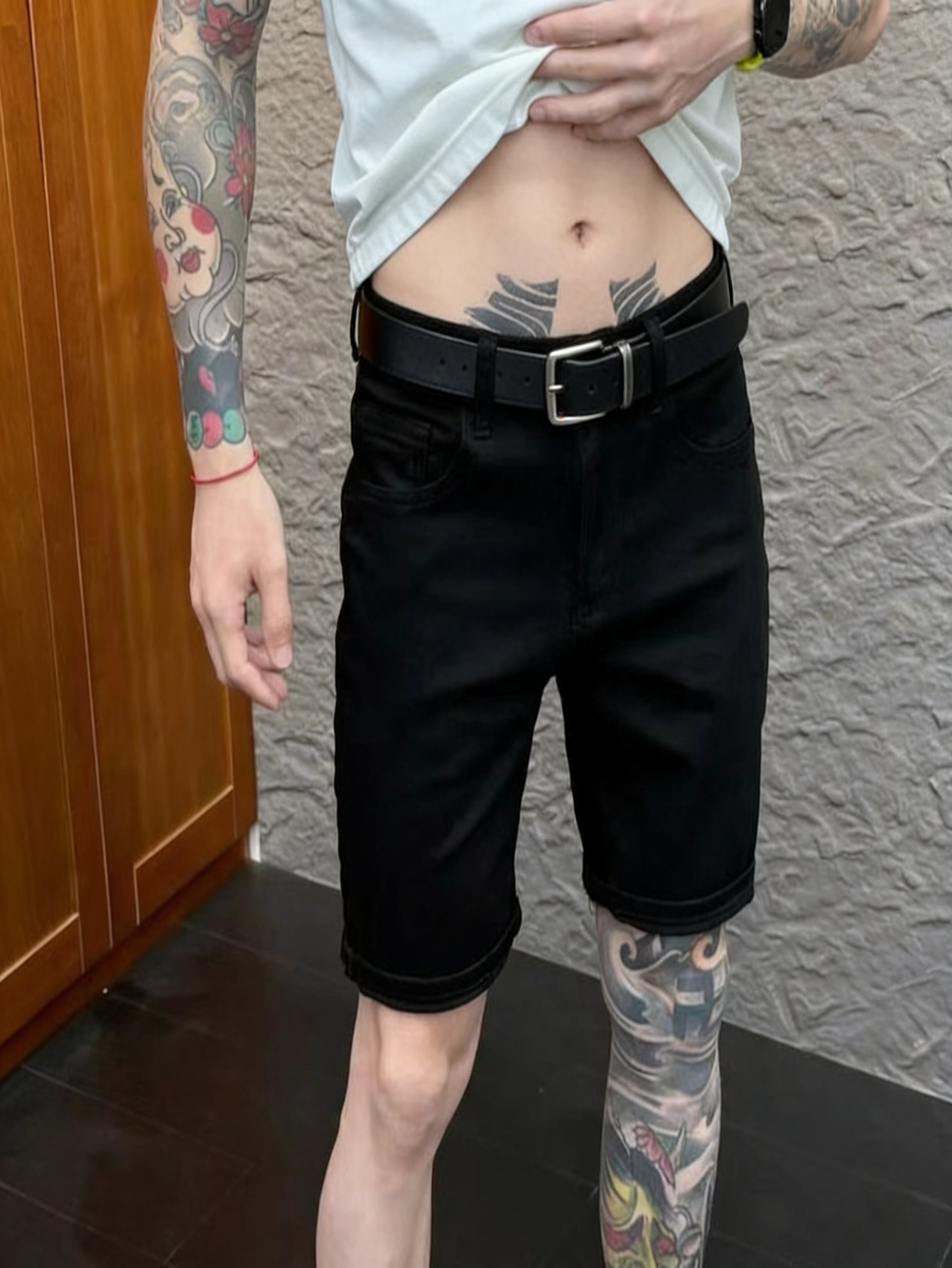 Minimalist Jeans Black Slim De - Men'S Accessories For Jeans ulasan dan harga