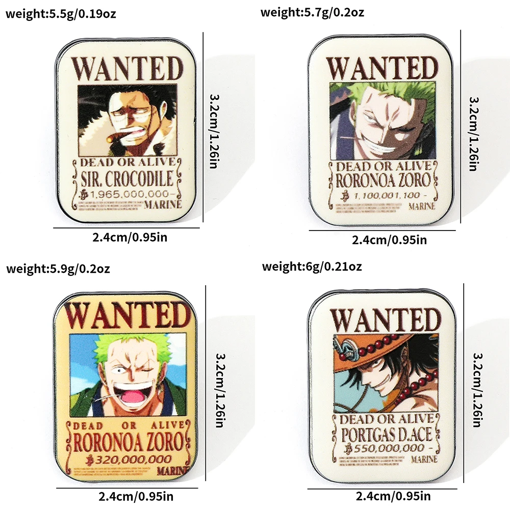 4 Pcs Fashion Cartoon Anime Br - Lapel Pin Enamel ulasan dan harga