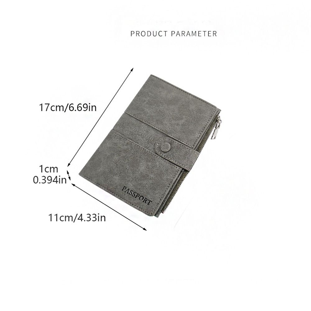 RFID Anti-Theft PU Passport Ba - Passport Wallet Rfid ulasan dan harga