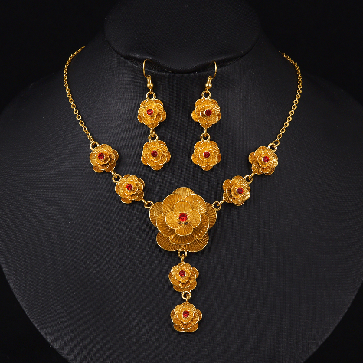 Fashion Golden Color Rose Jewe - Men Accessories In Dubai ulasan dan harga