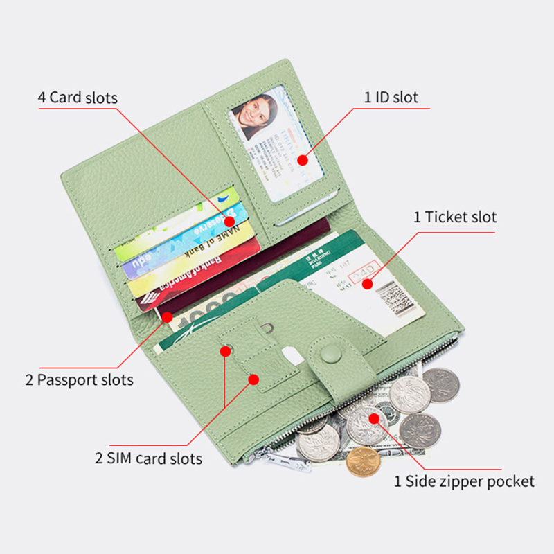 New Full Grain Leather Passpor - Men'S Accessories Essentials ulasan dan harga